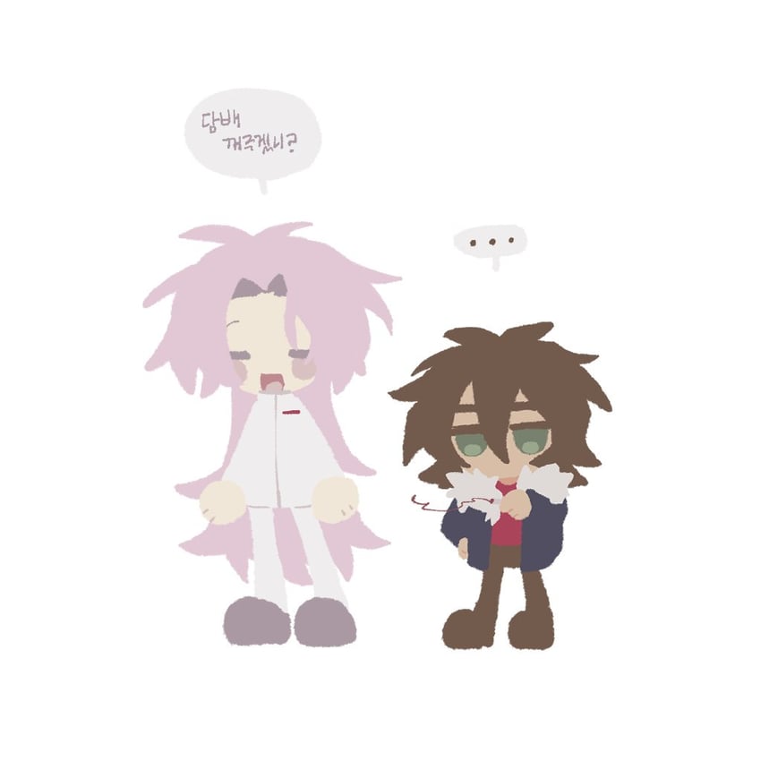 hatsutori hajime and isoi reiji (saibou shinkyoku) drawn by marrrrrralv