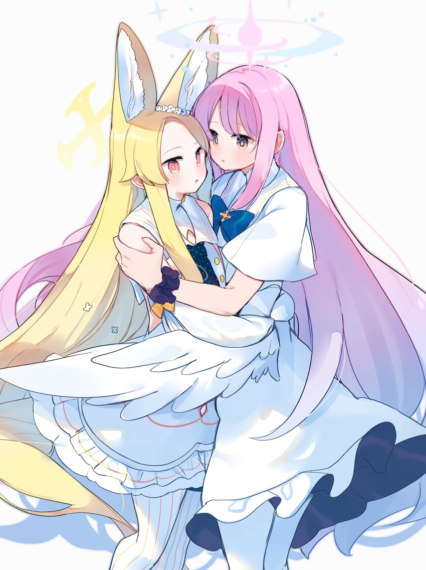 mika and seia (blue archive) drawn by yun_(dust-i1)