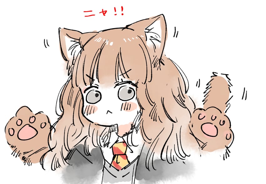 hermione granger (wizarding world and 1 more) drawn by mito_(go!go!king!)