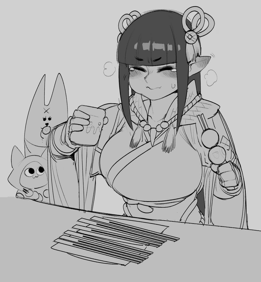 minoto (monster hunter and 1 more) drawn by krekkov
