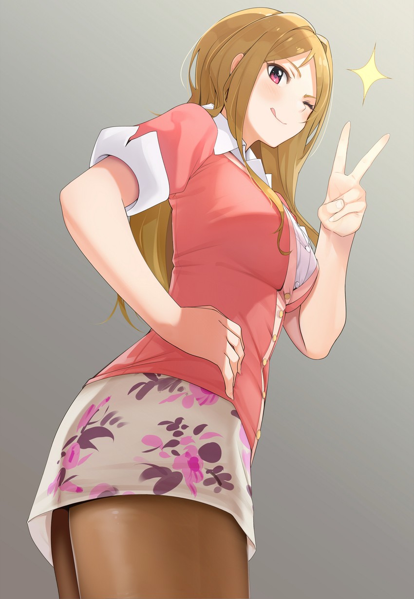 momose rio (idolmaster and 1 more) drawn by fed_(giba)