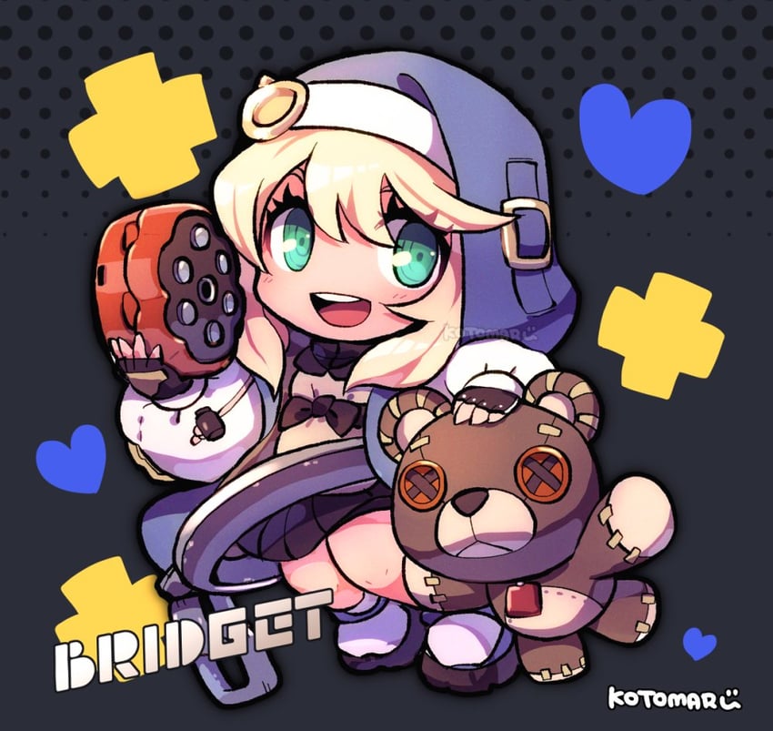 bridget and roger (guilty gear and 1 more) drawn by kotorai
