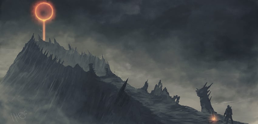 ashen one (dark souls and 1 more) drawn by ihf95
