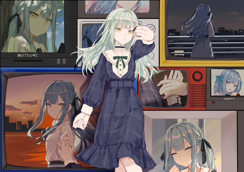 togawa sakiko and wakaba mutsumi (bang dream! and 1 more) drawn by liang_yu_ji_lai