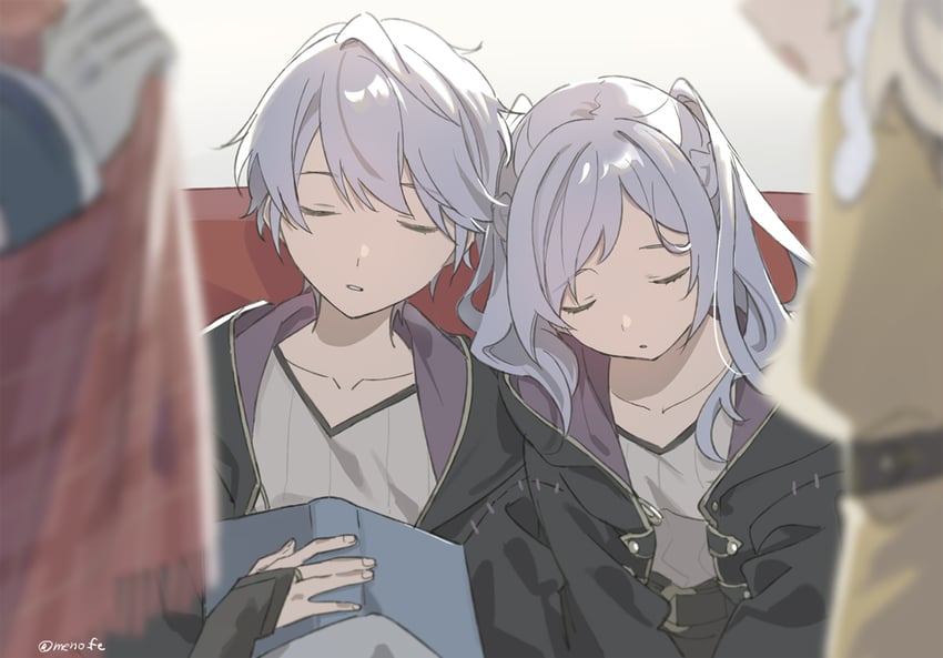 female robin and male robin (fire emblem and 1 more) drawn by menoko