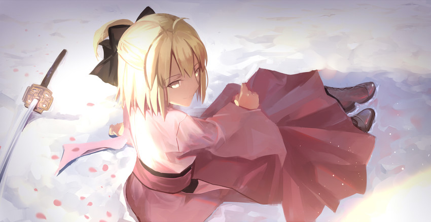 okita souji (fate and 1 more) drawn by hei_tong_shi