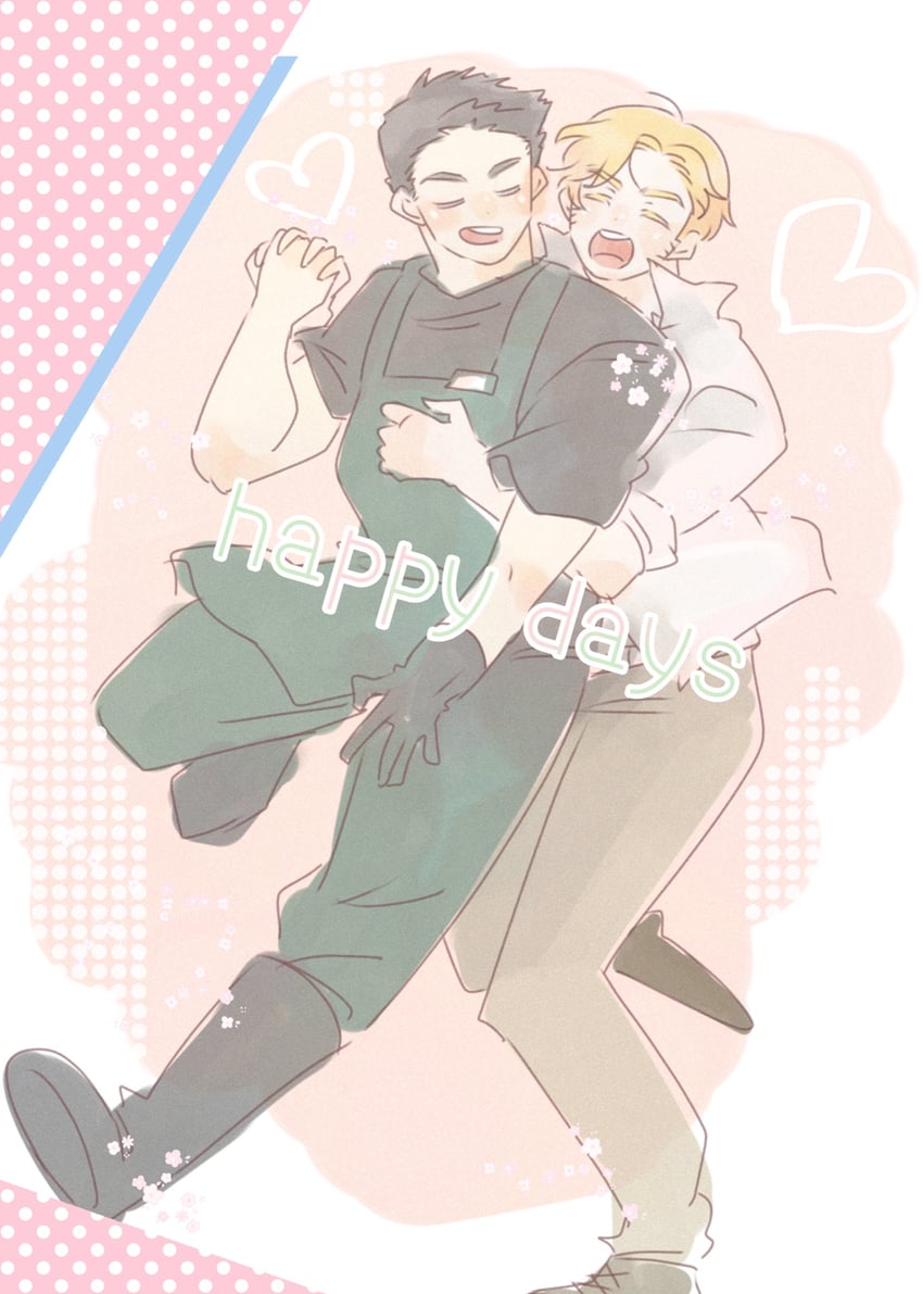 ao isami and lewis smith (yuuki bakuhatsu bang bravern) drawn by paya_genko_man