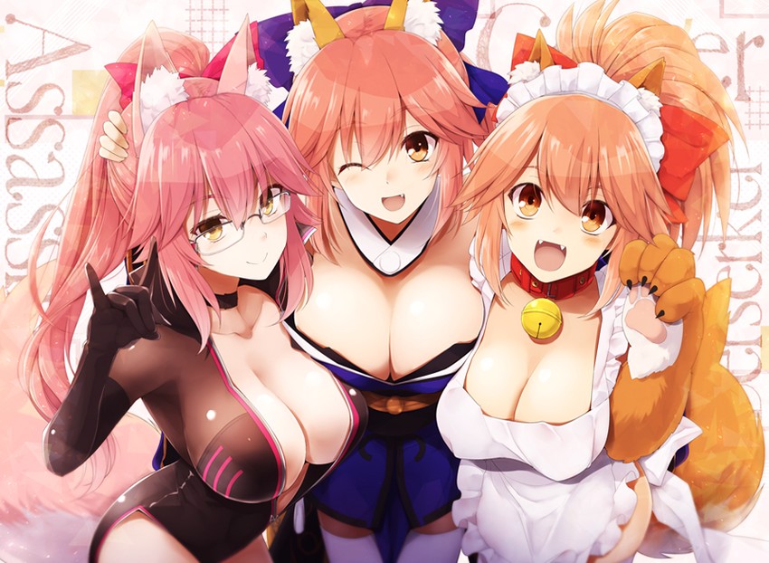 tamamo, tamamo no mae, tamamo cat, and koyanskaya (fate and 1 more) drawn by kurikara