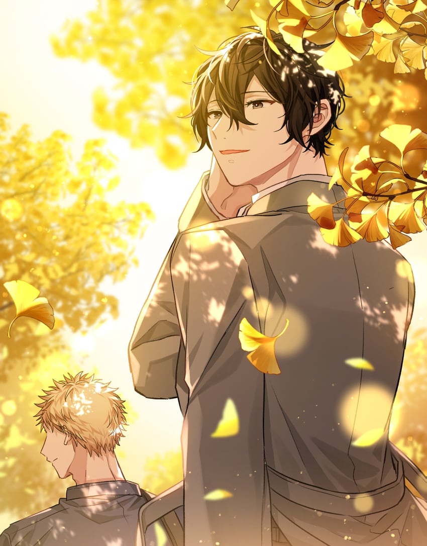 murata ugetsu and kaji akihiko (given) drawn by pinoli_(pinoli66)