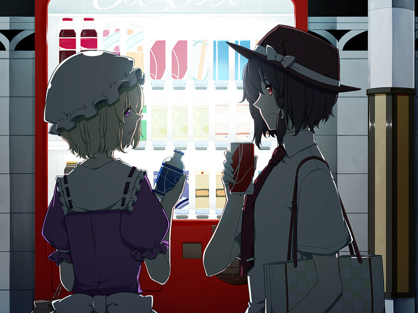 usami renko and maribel hearn (touhou) drawn by sakuraba_yuuki
