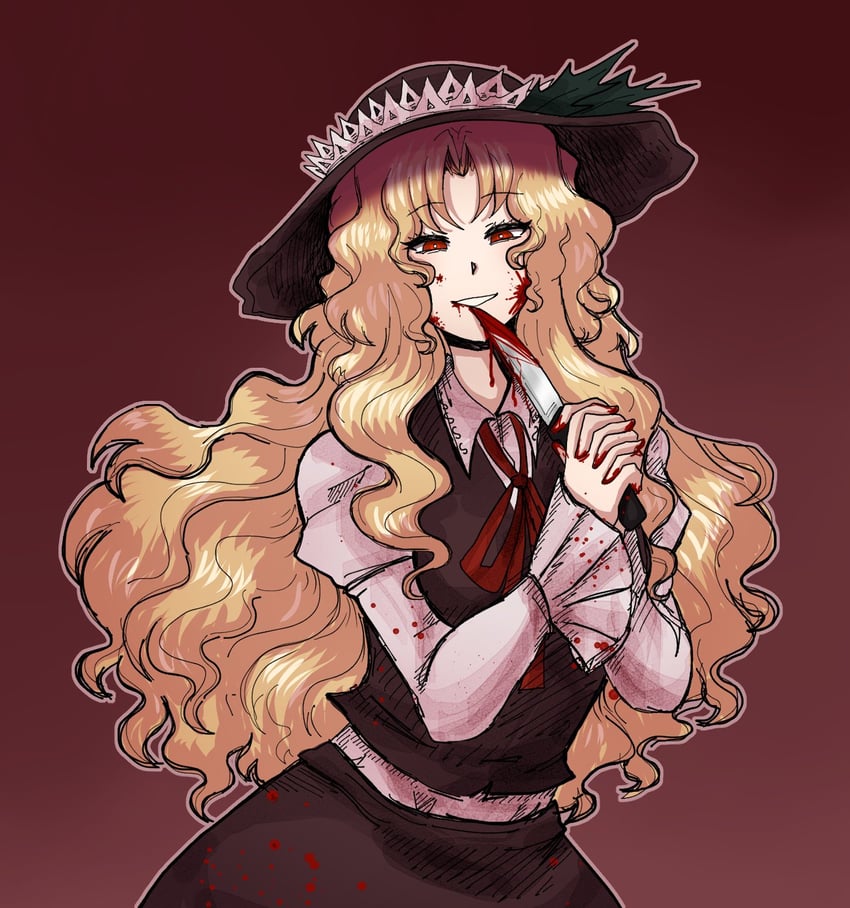 jacket girl (touhou and 1 more) drawn by devilkirinrin