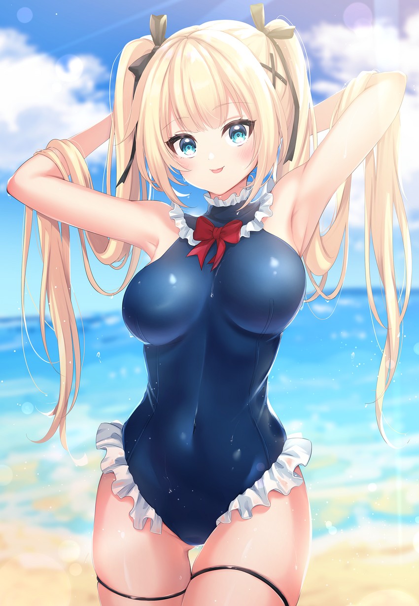 marie rose and marie rose (azur lane and 1 more) drawn by ruima