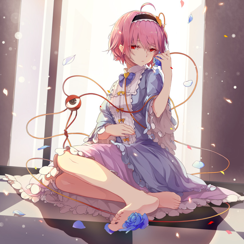 komeiji satori (touhou and 1 more) drawn by sam_ashton