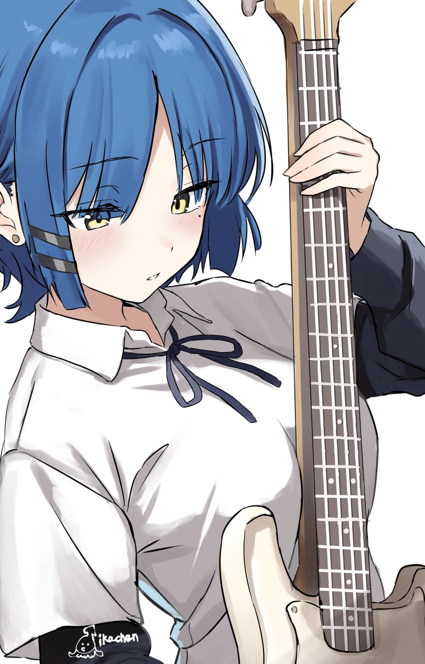 yamada ryo (bocchi the rock!) drawn by ikachan_(norach57)