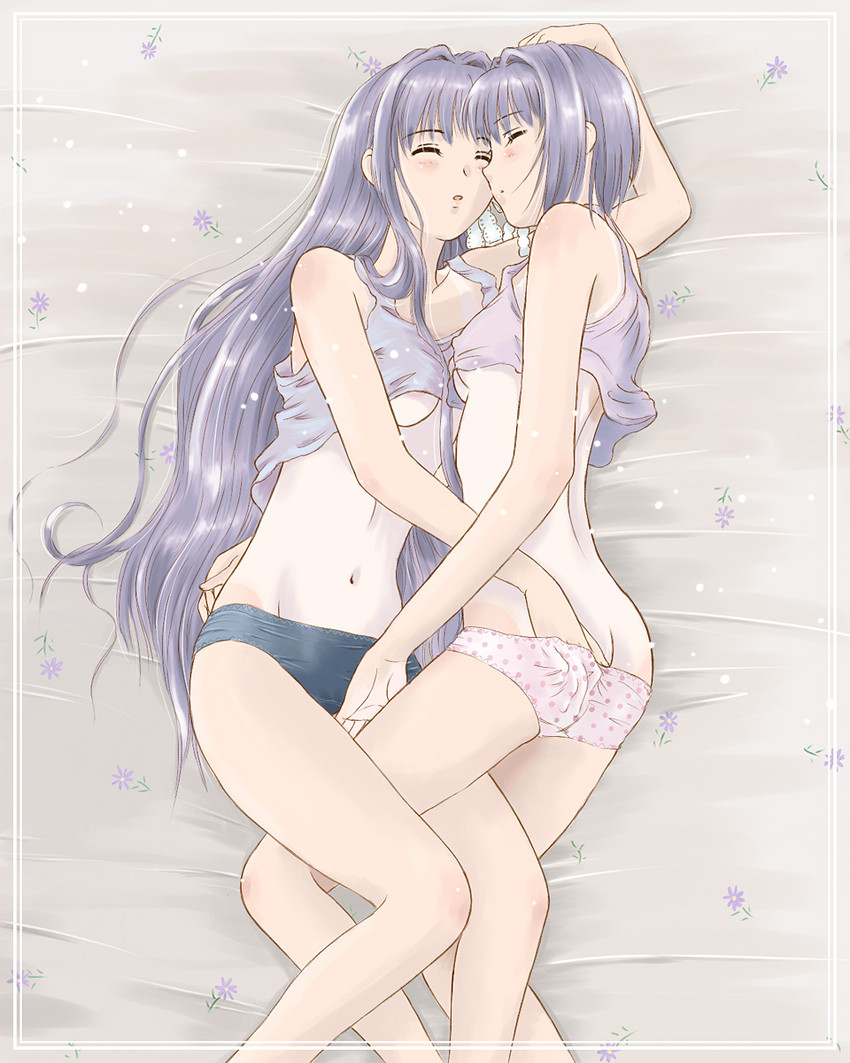 fujibayashi kyou and fujibayashi ryou (clannad) drawn by takahashi_mugi