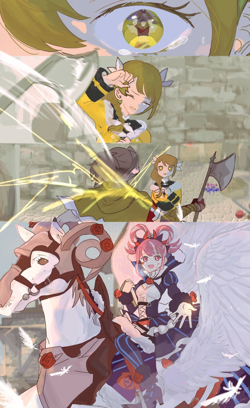 goldmary and hortensia (fire emblem and 1 more) drawn by sasaki_(dkenpisss)