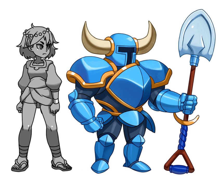 ajna and shovel knight (indivisible and 1 more)