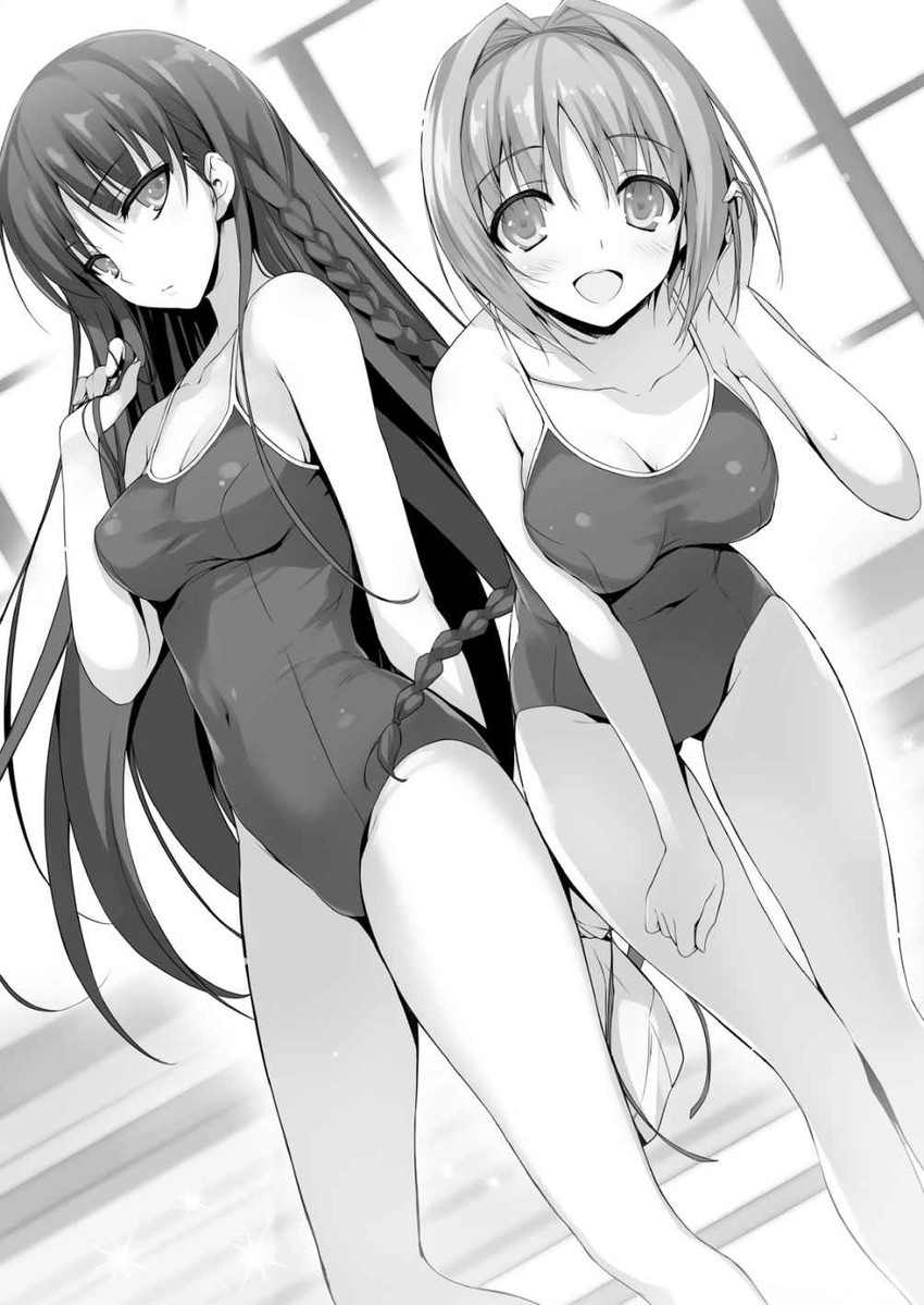 horikita suzune and kushida kikyou (youkoso jitsuryoku shijou shugi no kyoushitsu e) drawn by tomose_shunsaku