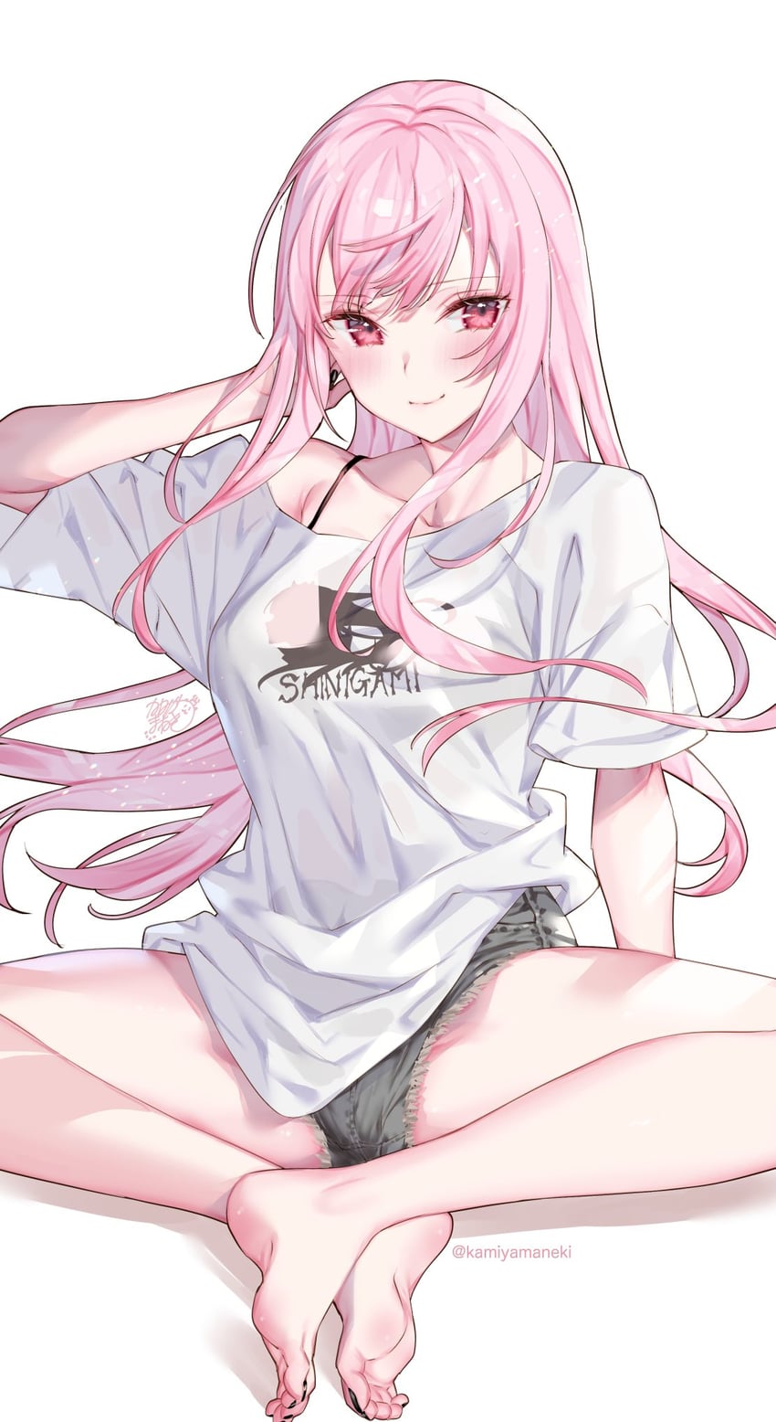 mori calliope (hololive and 1 more) drawn by kamiya_maneki
