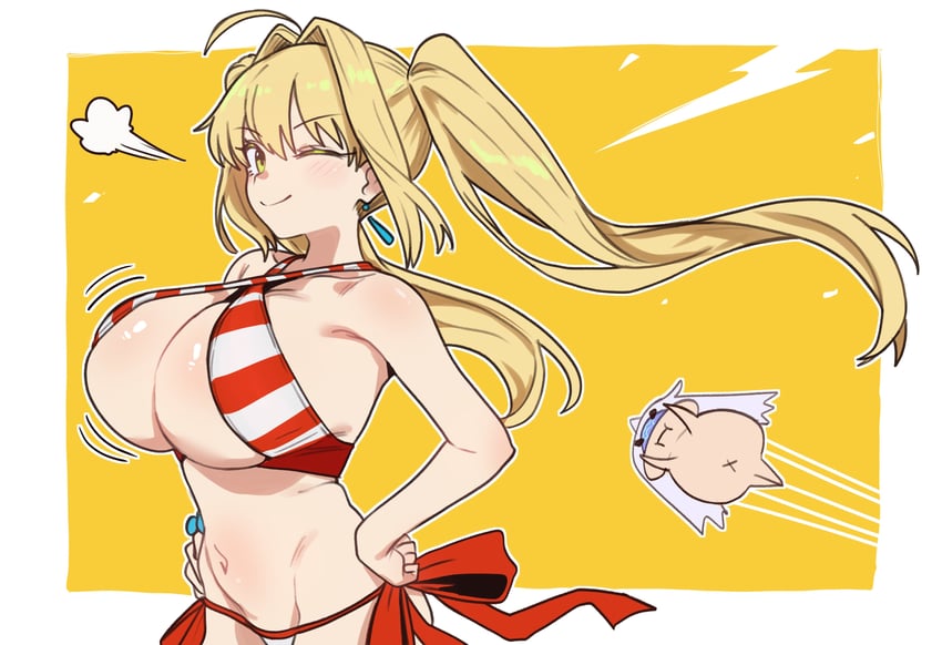 nero claudius and melusine (fate and 1 more) drawn by ebora