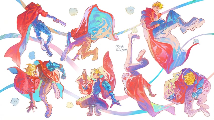 vash the stampede (trigun and 1 more) drawn by tacotako