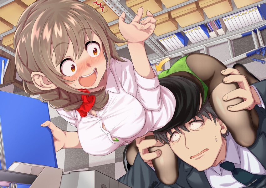 producer and senkawa chihiro (idolmaster and 1 more) drawn by morino_shoutarou