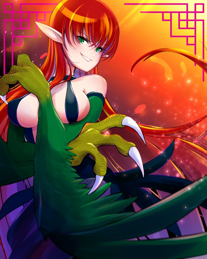 harpie lady and harpie lady 1 (yu-gi-oh!) drawn by colour-disaster