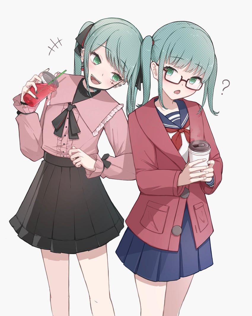 hatsune miku (vocaloid and 2 more) drawn by okome_(okome_0627ha)