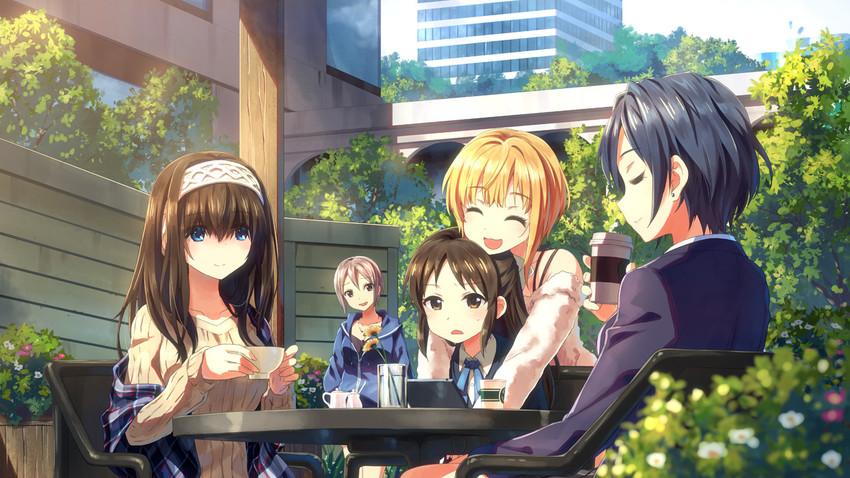 sagisawa fumika, tachibana arisu, hayami kanade, miyamoto frederica, and shiomi syuko (idolmaster and 1 more) drawn by yuuki_tatsuya
