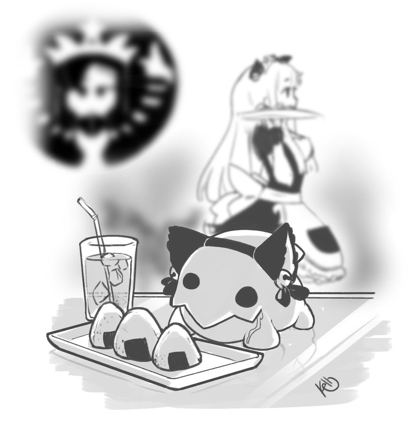k3lly and noobe (original and 1 more) drawn by angelica_(k3lly)