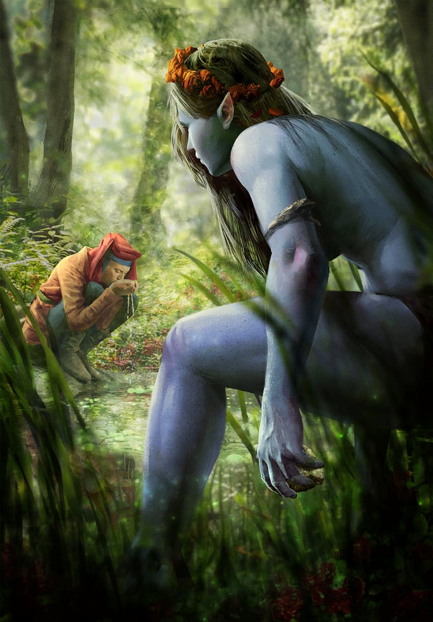 the witcher and 1 more drawn by karol_bem