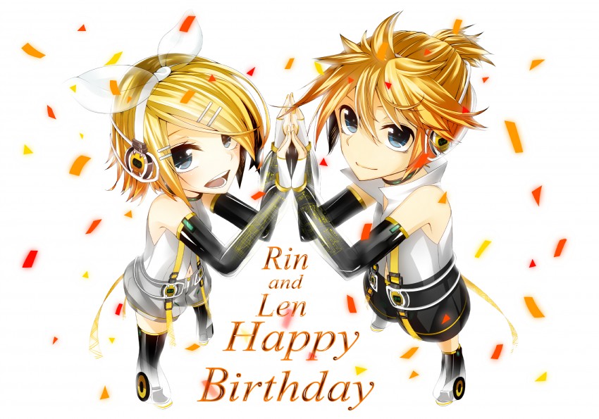 kagamine rin and kagamine len (vocaloid) drawn by ayano_(irodori)
