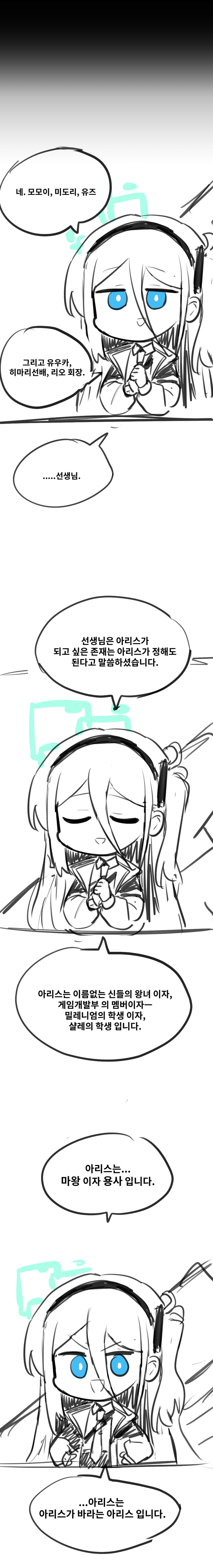 aris, momoi, midori, and kei (blue archive) drawn by yanggaengwang