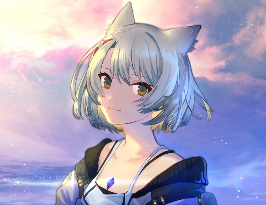 mio (xenoblade chronicles and 1 more) drawn by heaterandcooler