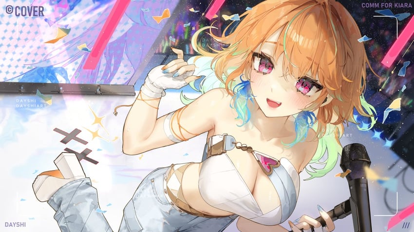 takanashi kiara (hololive and 1 more) drawn by dayshiart