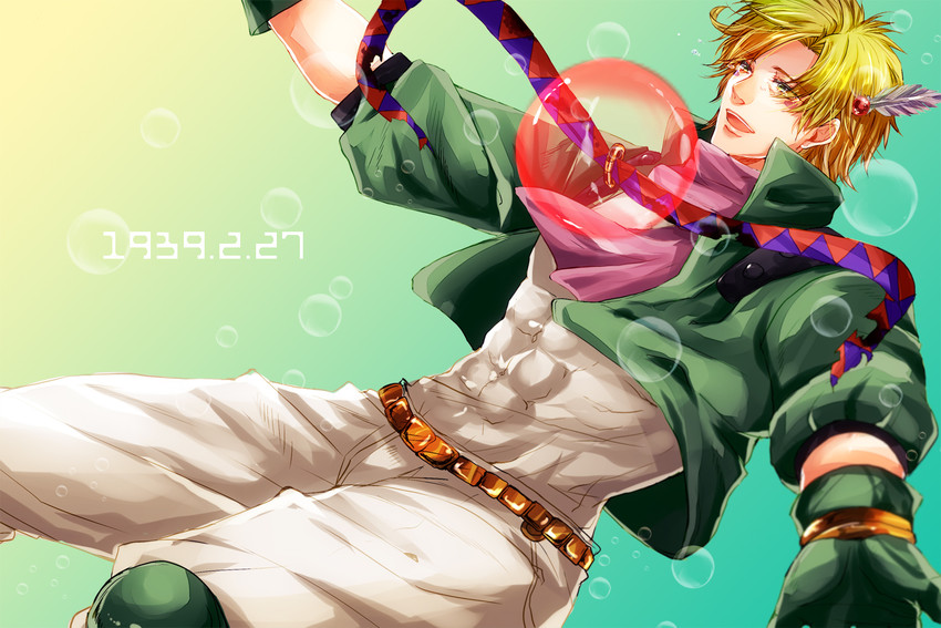 caesar anthonio zeppeli (jojo no kimyou na bouken and 1 more) drawn by petennshi