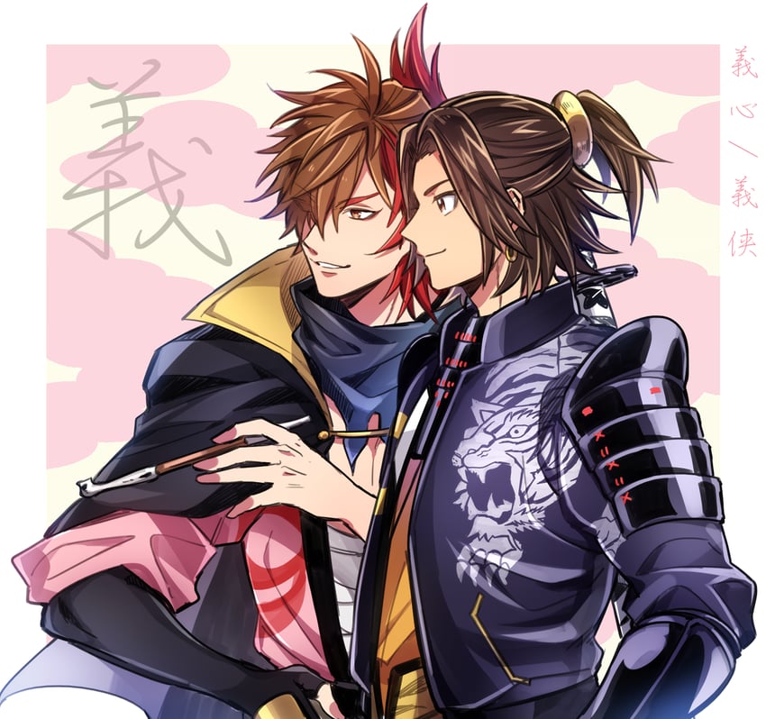 shima sakon, shima kiyooki, and katou kiyomasa (sengoku basara) drawn by kkkaaaayyy