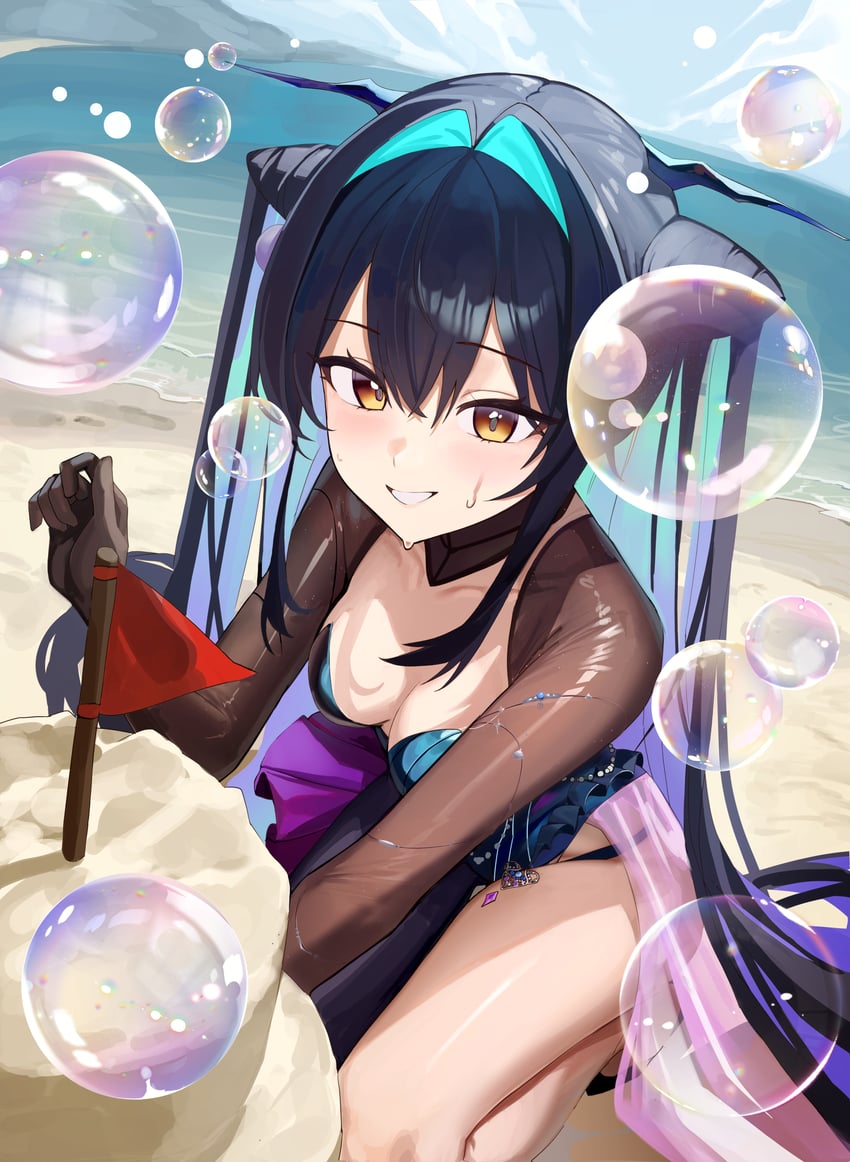 little mermaid (goddess of victory: nikke) drawn by setakman
