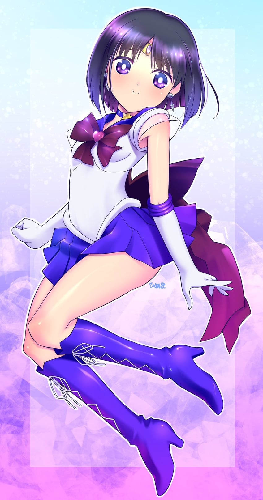 tomoe hotaru, sailor saturn, and super sailor saturn (bishoujo senshi sailor moon) drawn by himehachi_(hime8manga)
