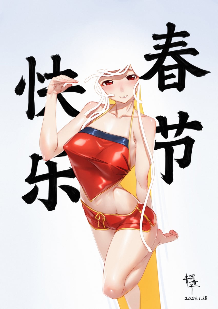 sengoku nadeko (monogatari and 1 more) drawn by qingmingtongzi