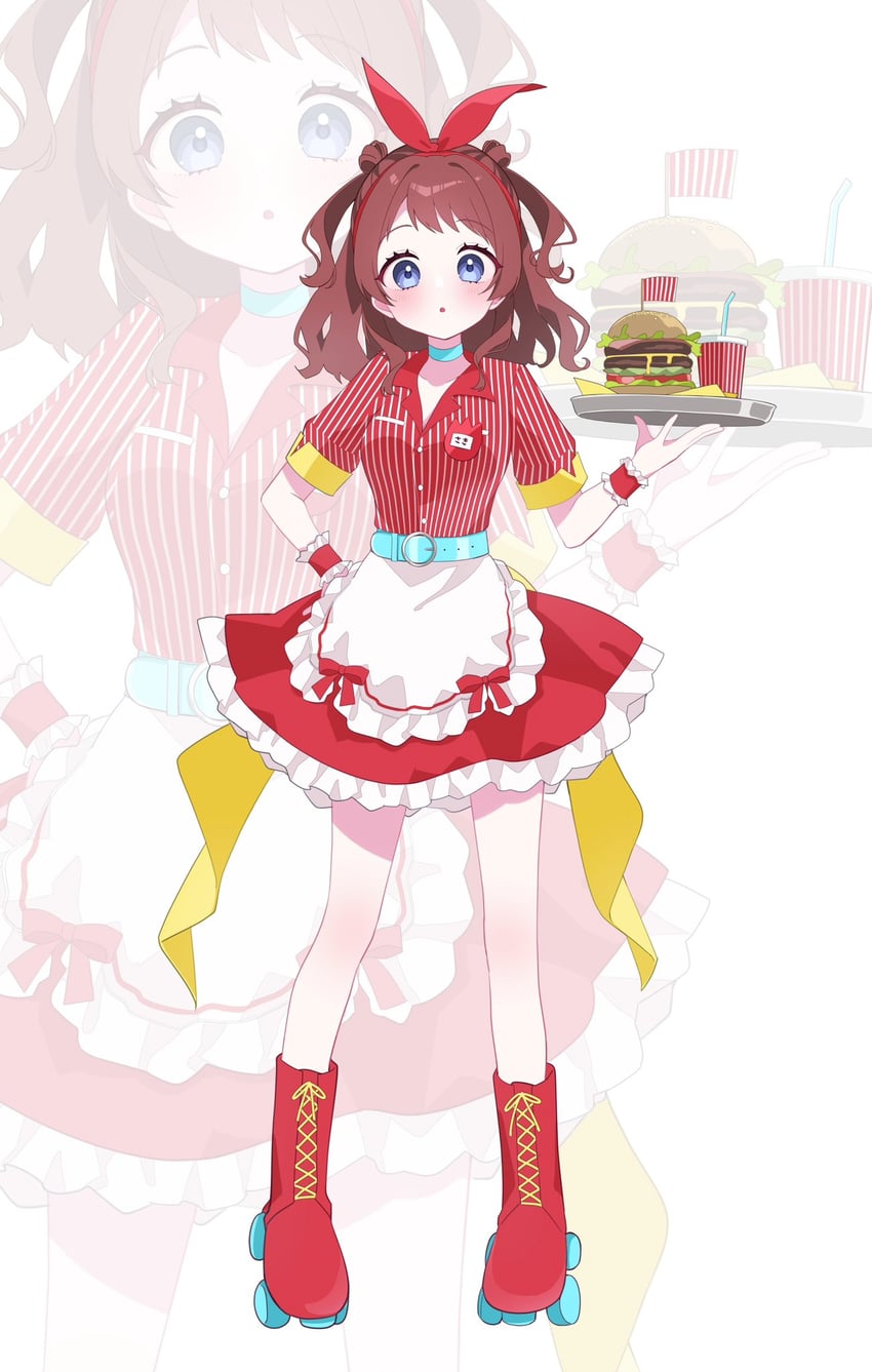 hanami saki (idolmaster and 1 more) drawn by 19_okeke