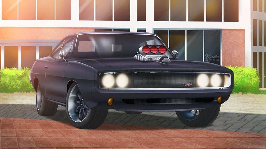 fast & furious drawn by imrinzlergtz_art