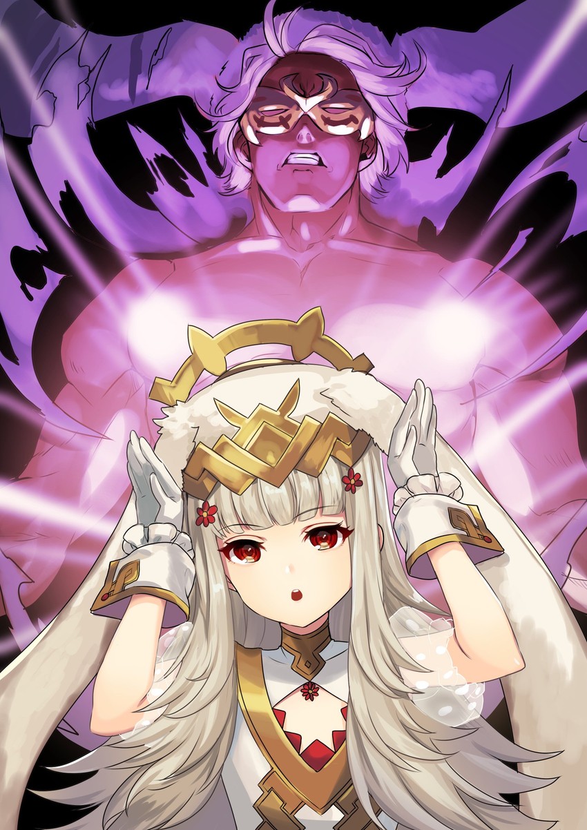 veronica and bruno (fire emblem and 1 more) drawn by kokouno_oyazi