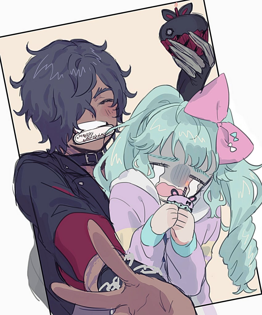 katasumi amari and mario (pretty series and 2 more) drawn by bone_oyasumi