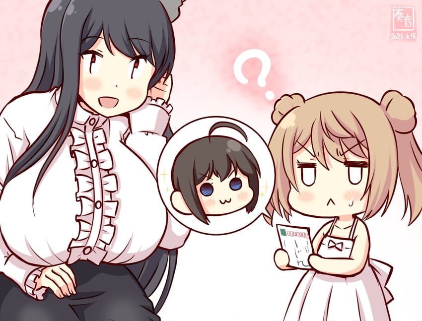 shigure, fusou, and michishio (kantai collection) drawn by kanon_(kurogane_knights)
