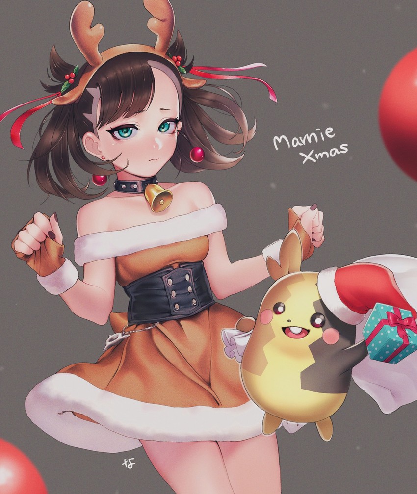 marnie and morpeko (pokemon and 1 more) drawn by nanja