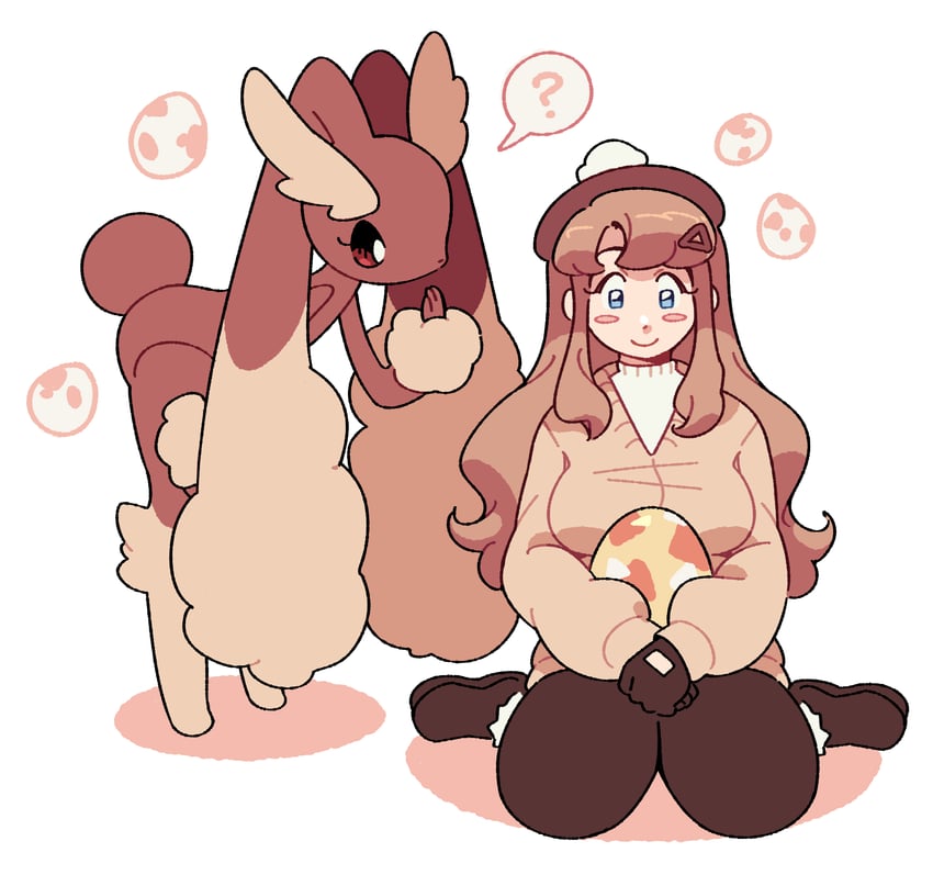 lopunny (original and 1 more) drawn by fourleafisland