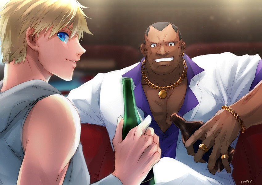 ed and balrog (street fighter and 1 more) drawn by frogcage