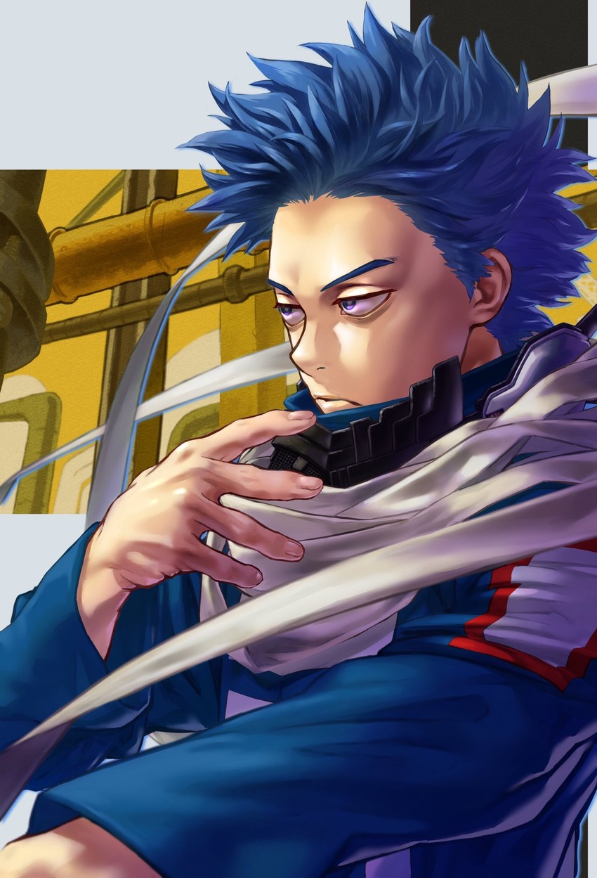 shinso hitoshi (boku no hero academia) drawn by yomoyama_yotabanashi