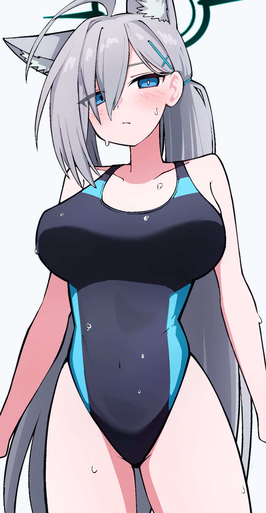 shiroko and shiroko terror (blue archive) drawn by yuntaro_(ramen_star)